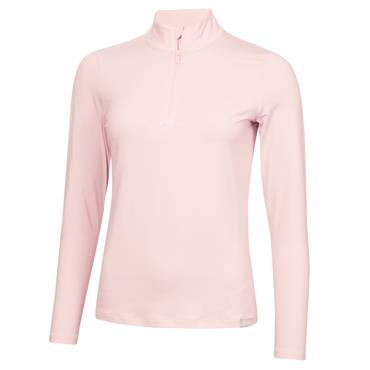 Calvin Klein Golf Ladies Quinta ¼ Zip Top Ice Pink