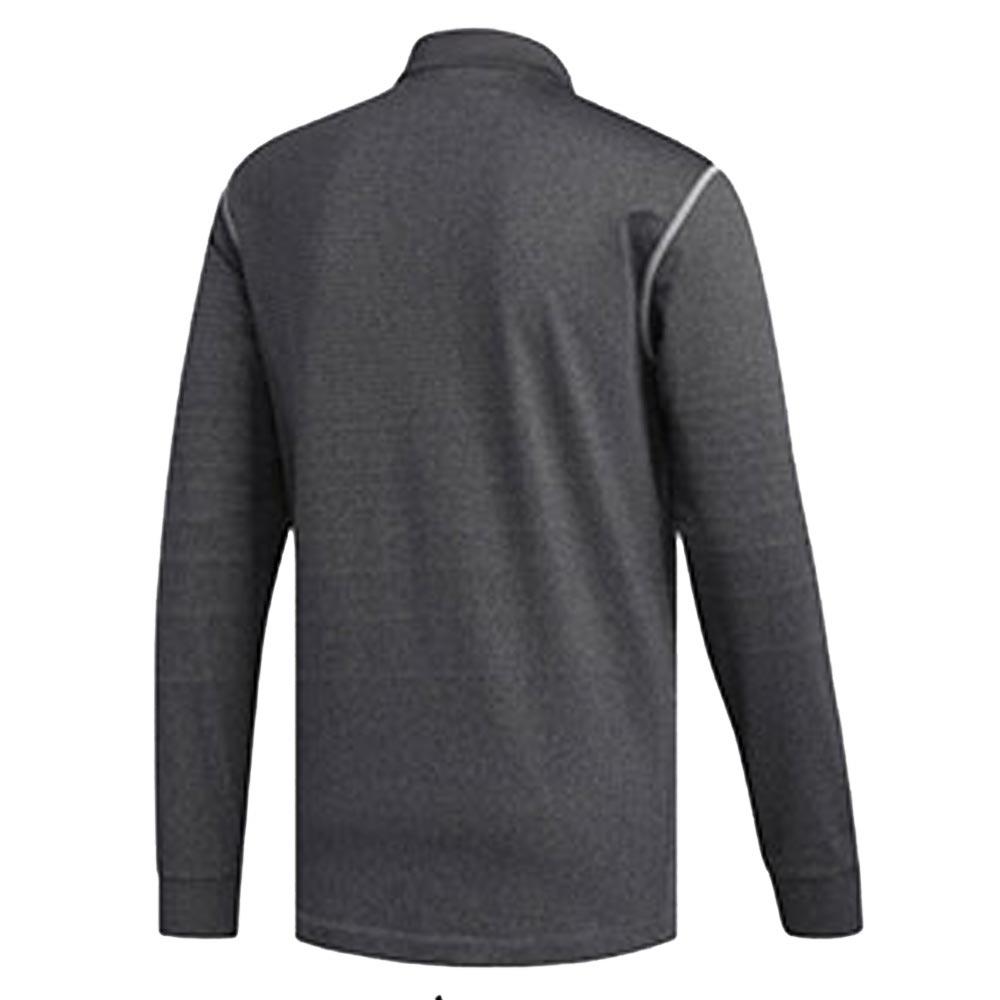 adidas Gents Long Sleeve Thermal Polo Shirt Black Golf Store
