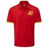 Stuburt x LIV Golf Gents Fireballs Madrid Polo Shirt Red