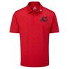 Stuburt x LIV Golf Gents Fireballs Sergio Polo Shirt Red