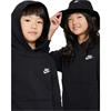Nike Junior Pullover Hoodie Black - White (010)