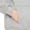Nike Junior Pullover Hoodie Dark Grey Heather - White (063)