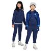Nike Junior Pullover Hoodie Midnight Navy - White (410)