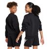 Nike Junior Sportswear Club Fleece Sweatshirt Black - White (010)