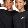 Nike Junior Sportswear Club Fleece Sweatshirt Black - White (010)
