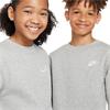 Nike Junior Sportswear Club Fleece Sweatshirt Dark Grey Heather - White (063)