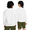 Nike Junior Sportswear Club Fleece Sweatshirt White - Black (100)