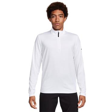 Nike Gents Dri-FIT Victory ½ Zip Top White - Black (100)