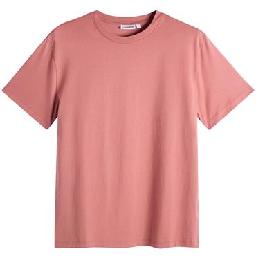 J.Lindeberg Gents Sid Basic T-Shirt Whitered Rose (E195)