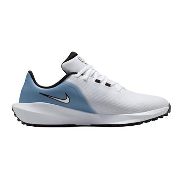 Nike Gents Infinity G 24 Shoe White - Work Blue - Metallic Silver (105)