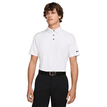 Nike Gents Dri-FIT Solid Polo Shirt White (100)
