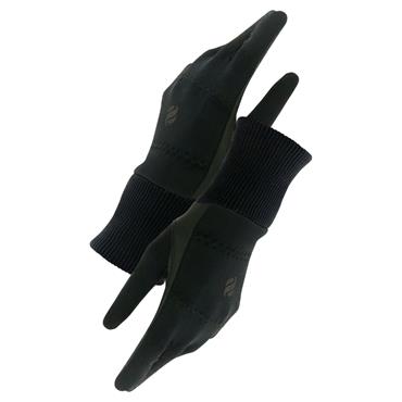 Surprizeshop Ladies Fleece Lined Polar Stretch Winter Gloves Black
