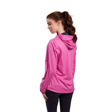 Green Lamb Ladies Hooded Waterproof Jacket Pink