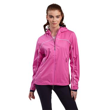 Green Lamb Ladies Hooded Waterproof Jacket Pink