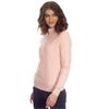 Green Lamb Ladies Lined Trellis Sweater Baby Pink