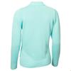 Green Lamb  Ladies ½ Zip Chuncky Cable Sweater Aqua