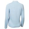 Green Lamb  Ladies ½ Zip Chuncky Cable Sweater Baby Blue