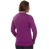 Green Lamb Ladies ½ Zip Chunky Sweater Berry