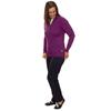 Green Lamb Ladies ½ Zip Chunky Sweater Berry