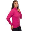Green Lamb Ladies ½ Zip Chunky Sweater Fuchsia