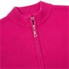 Green Lamb Ladies ½ Zip Chunky Sweater Fuchsia