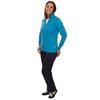 Green Lamb Ladies Lined ½ Zip Cable Sweater Blue