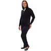 Green Lamb Ladies Lined ½ Zip Cable Sweater Navy