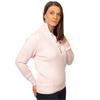 Green Lamb Ladies Wool Mix Cable Sweater Baby Pink