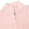 Green Lamb Ladies Wool Mix Cable Sweater Baby Pink