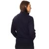Green Lamb Ladies Wool Mix Cable Sweater Navy