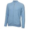 Green Lamb Ladies Full Zip Lined Cardigan with Diagonal Stitch Blue
