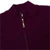 Green Lamb Ladies Full Zip Lined Cardigan with Diagonal Stitch Damson