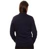 Green Lamb Ladies Full Zip Lined Cardigan with Diagonal Stitch Navy