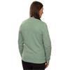 Green Lamb Ladies Full Zip Lined Cardigan with Diagonal Stitch Sage
