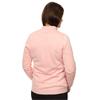 Green Lamb Ladies Full Zip Lined Cardigan with Diagonal Stitch Soft Pink