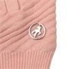 Green Lamb Ladies Full Zip Lined Cardigan with Diagonal Stitch Soft Pink