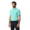 Castore Gents Essential Polo Shirt Light Aqua - White