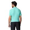 Castore Gents Essential Polo Shirt Light Aqua - White