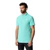Castore Gents Essential Polo Shirt Light Aqua - White