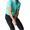 Castore Gents Essential Polo Shirt Light Aqua - White