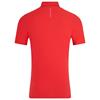 Castore Gents Essential Polo Shirt Poppy Red - White