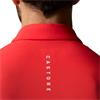 Castore Gents Essential Polo Shirt Poppy Red - White