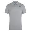 Castore Gents Pinnacle Engineered Knit Polo Shirt Mid Grey - Gunmetal