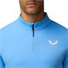 Castore Gents Classic 1/4 Zip Top Cool Blue