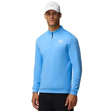 Castore Gents Classic 1/4 Zip Top Cool Blue