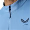 Castore Gents Classic ¼ Zip Top Sky Blue - Midnight Navy