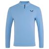 Castore Gents Classic ¼ Zip Top Sky Blue - Midnight Navy