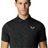 Castore Gents Club Golf Ball Printed Polo Shirt Black - Mid Grey