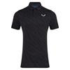 Castore Gents Club Golf Ball Printed Polo Shirt Black - Mid Grey