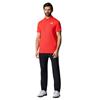 Castore Gents Club Golf Ball Printed Polo Shirt Poppy Red - White